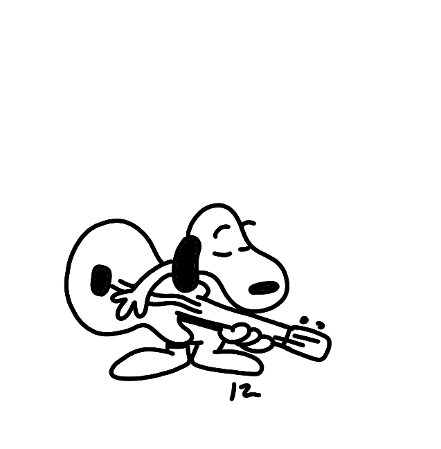 Snoopy Music Nº12